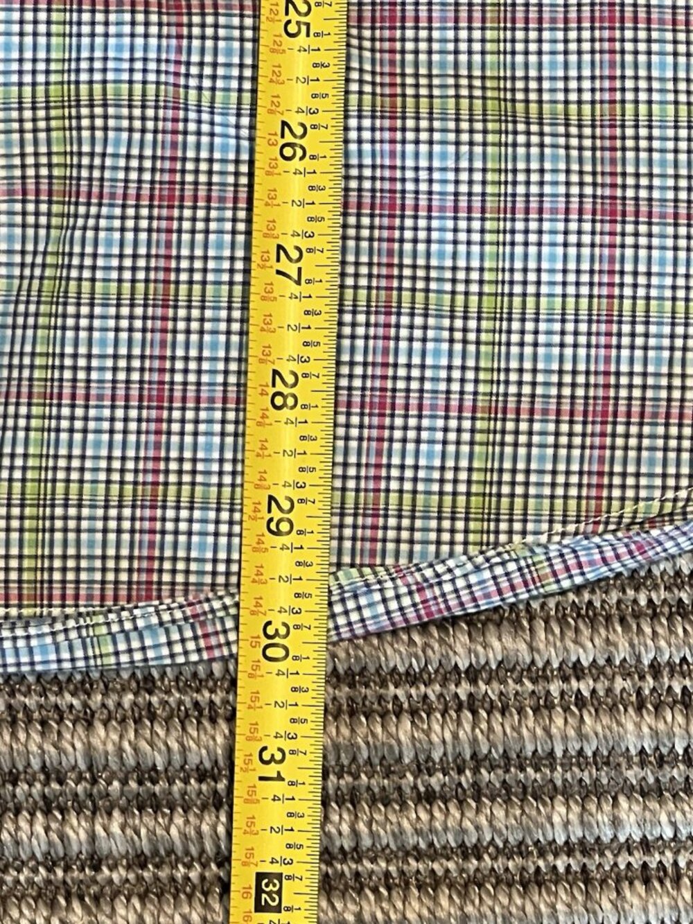 Alan Flusser Men’s Shirt Large Multicolor Plaid Long Sleeve Cotton Button Down - Picture 6 of 6